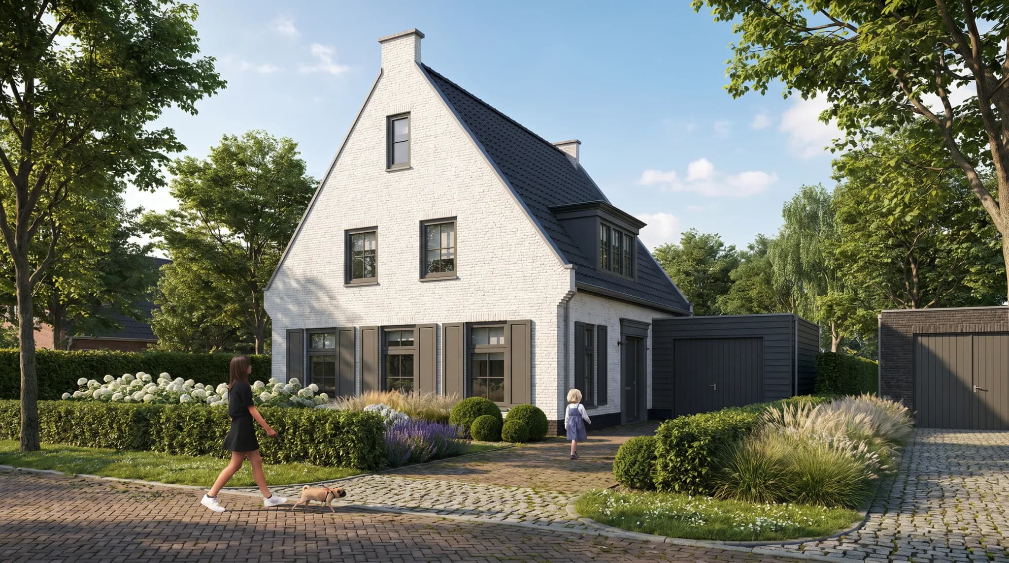 Particuliere villabouw — beeld