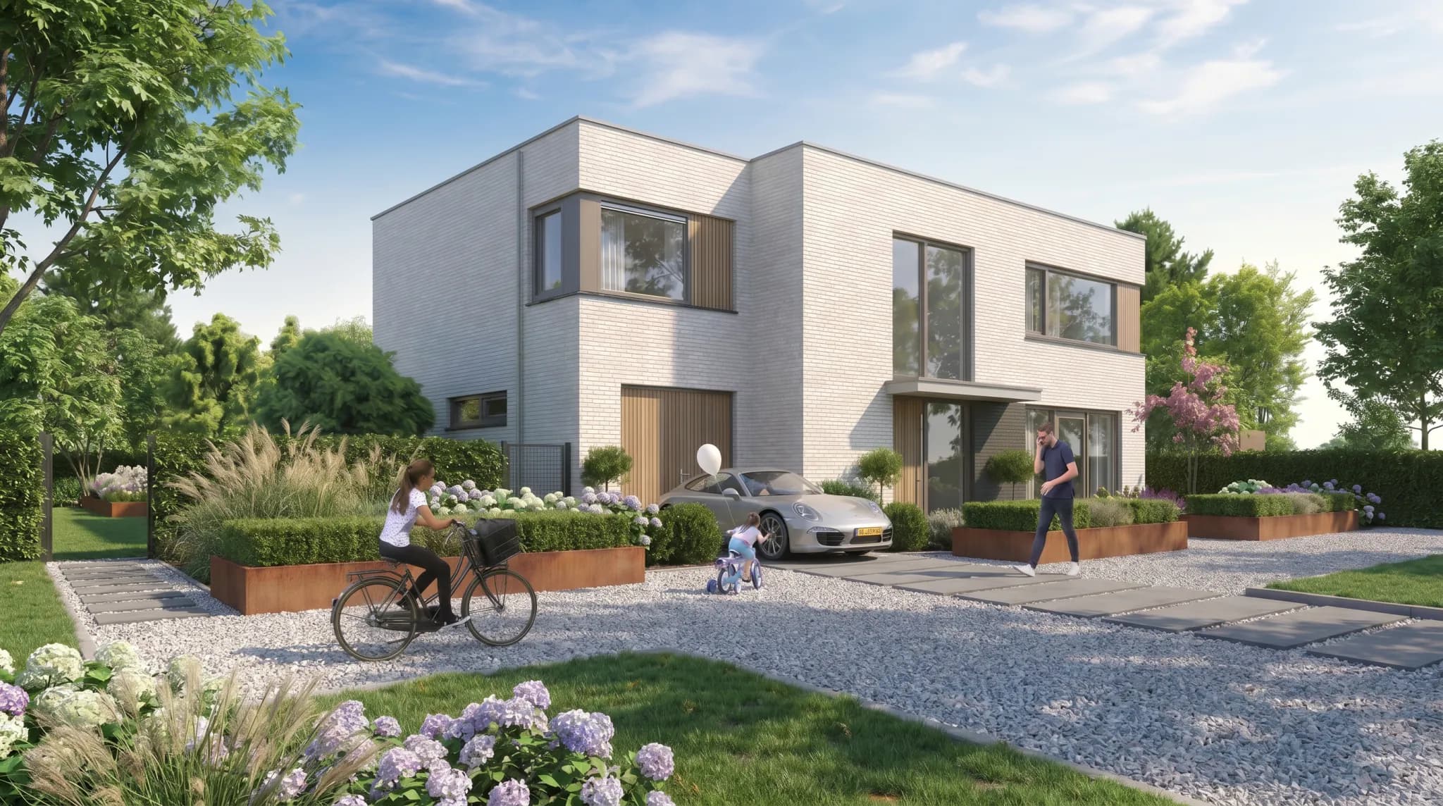 Particuliere villabouw — beeld