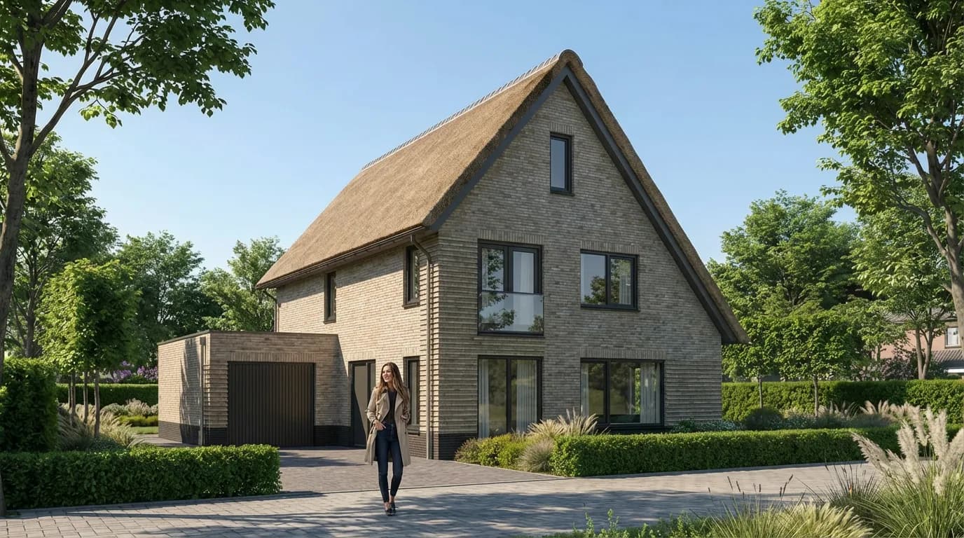 Particuliere villabouw — beeld