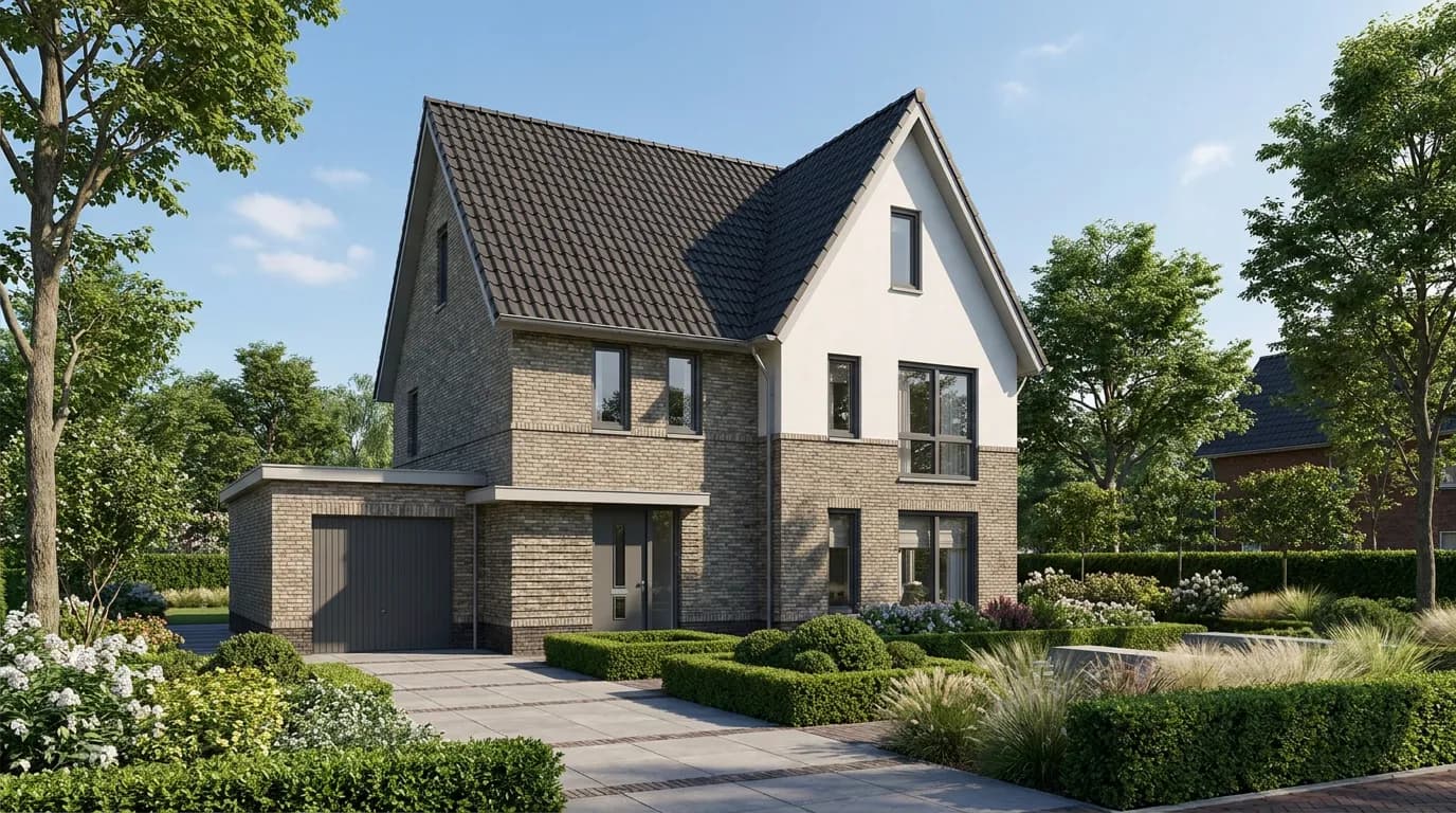 Particuliere villabouw — beeld